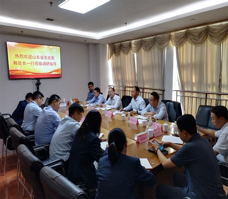 省發(fā)改委就業(yè)處韓曉林處長一行到海利爾調研